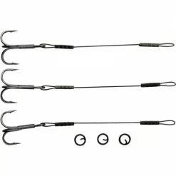 Savage Gear Black Coated Single Stingers